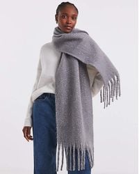 Simply Be - Lurex Fluffy Blanket Scarf - Lyst