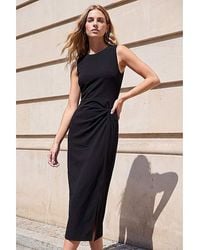 Roman - Roman Twist Sleeveless Midi Dress - Lyst