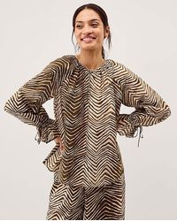 Monsoon - Pippa Animal Print Blouse - Lyst