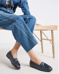 Heavenly Soles - Leather Driving Moccasin Wide - Lyst