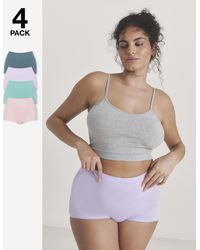 Pretty Secrets - 4 Pack Comfort Short Knickers - Lyst