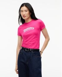 Tommy Hilfiger - Slim Logo Tee - Lyst