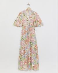 Simply Be - Boutique Floral Jacquard Maxi Dress - Lyst