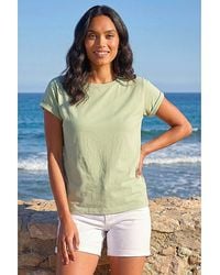 Roman - Roman Stretch Cotton Jersey T-Shirt - Lyst