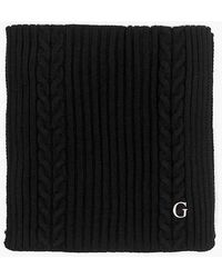 Guess - Knitted G Logo Scarf - Lyst