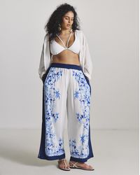 Figleaves - Lisbon Beach Trouser - Lyst
