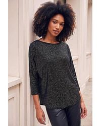 Roman - Roman Foil Spot Print Velvet Top - Lyst