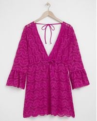 Figleaves - Cancun Lace Beach Dress - Lyst