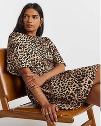 Simply Be - Short Smock Dress - Lyst