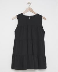 Simply Be - Tiered Sleeveless Blouse - Lyst