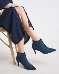 JD Williams - Kitten Heel Pointed Toe Ankle Boot Eee - Lyst
