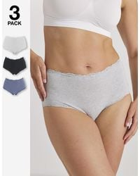 Pretty Secrets - 3 Pack Lace Briefs - Lyst
