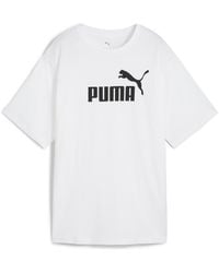 PUMA - Essentials No.1 Logo Relaxed Tee - Lyst