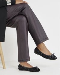 Simply Be - Classic Ballerina Bow Shoe Extra Wide - Lyst