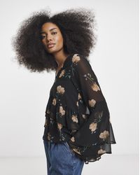 Simply Be - Georgette Historical Blouse - Lyst