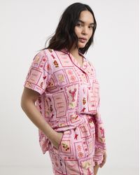 Simply Be - Shortie Printed Revere Set - Lyst
