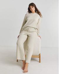 Pretty Secrets - Lurex Ribbed Lounge Set - Lyst