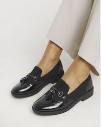 Simply Be - Brogue Tassle Loafer Extra Wide - Lyst
