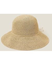Accessorize - Straw Bucket Hat - Lyst