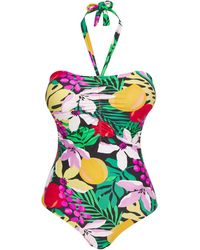 Simply Be - Fruit Bandeau Swimsuit - Lyst