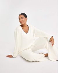 Figleaves - Supersoft Stitch Lounge Set - Lyst