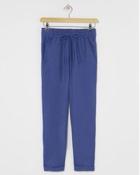 Simply Be - Linen Tapered Trouser - Lyst