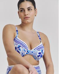 MAGISCULPT - Twist Front Plunge Bikini Top - Lyst