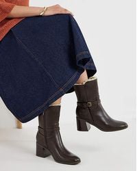Simply Be - Sherling Trim Ankle Boot Ex Wide - Lyst