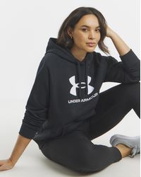 Under Armour - Rival Fleece Logo Hoodie - Lyst