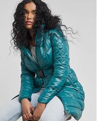 Simply Be - Luxe Longline Padded Coat - Lyst