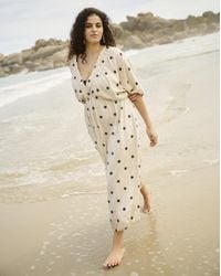 Simply Be - Linen Blend Dress - Lyst