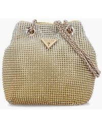 Guess - Zalina Diamante Chain Mesh Pouch - Lyst