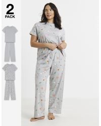 Pretty Secrets - Value Candy Cane 2 Pack Pyjamas - Lyst