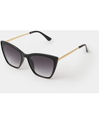 Accessorize - Square Cat Eye Sunglasses - Lyst
