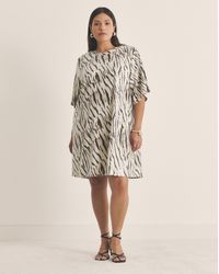 Simply Be - Sequin T-Shirt Dress - Lyst