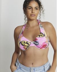 Figleaves - Fiji Halterneck Bikini Top - Lyst