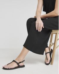 Simply Be - Diamante Sparkly Sandal Exwide - Lyst