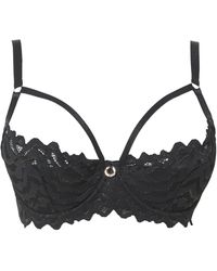 Simply Be - Zebra Lace Underwire Balcony Bra - Lyst
