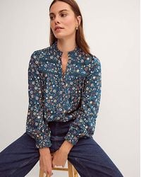 Monsoon - Francine Floral Jersey Blouse - Lyst
