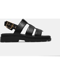 Clarks - Arwell Leather Sandal E Fit - Lyst