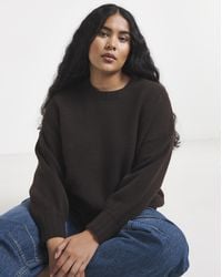 Simply Be - Sponge Crew Neck Volume Sleeve Jumper - Lyst