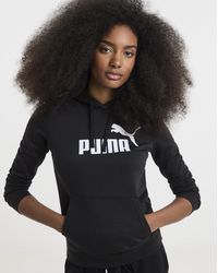 PUMA - Essentials Logo Oversized Hoodie - Lyst