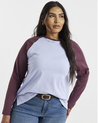 Simply Be - Raglan Ls T-Shirt - Lyst