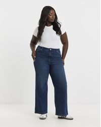 Simply Be - 99 1 Slouchy Wide Leg Jeans - Lyst