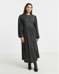 Simply Be - Waffe Drop Hem Dress - Lyst