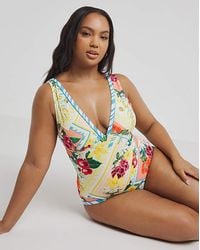 Figleaves - Frida Non Wired Swimsuit - Lyst
