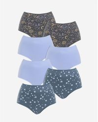 Pretty Secrets - 7 Pack Full Fit Brief - Lyst