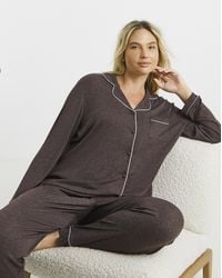 Pretty Secrets - Button Through Pj Set - Lyst
