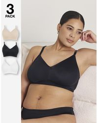 Pretty Secrets - 3 Pack Claire Micro Nw Full Cup Bras - Lyst