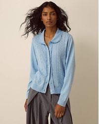 Monsoon - Carey Cable Knit Cardigan - Lyst